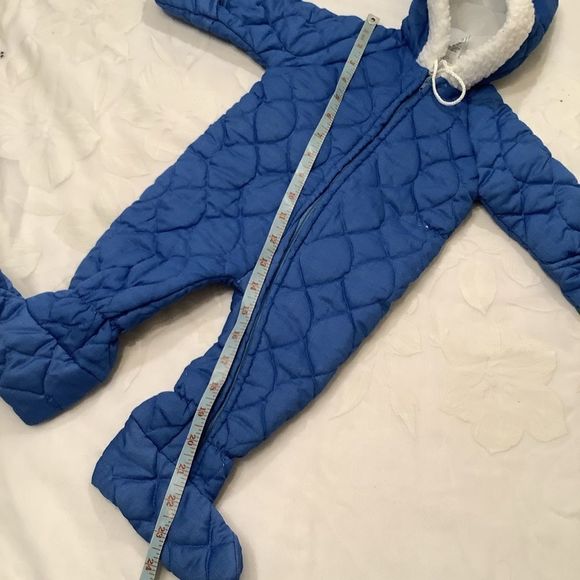 Vintage Triboro Blue Snowsuit 6-12 Months - Picture 8 of 9